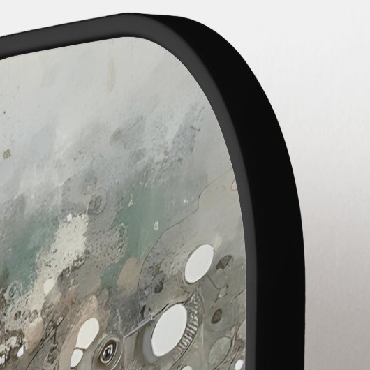 Vrouw Cyborg Vrouw AI Kunst Gepersonaliseerd Pickleball Paddle (Links Detail)