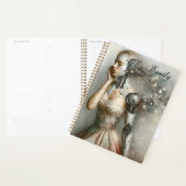 Vrouw Cyborg Vrouw AI Kunst Gepersonaliseerd Planner (Display)