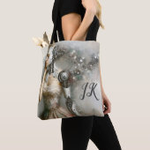 Vrouw Cyborg Vrouw AI Kunst Gepersonaliseerd Tote Bag (Dichtbij)