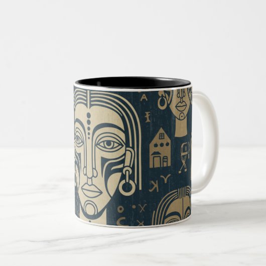 Vrouw Dag Afrika Koffie Mok (Voorkant rechts)