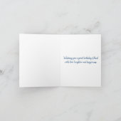  vrouw Daisies Butterflies Happy Birthday Kaart (Binnen)