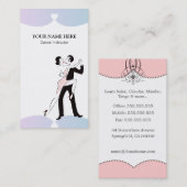 Vrouw Dance Instructor Business Card Template Visitekaartje (Voorkant / Achterkant)