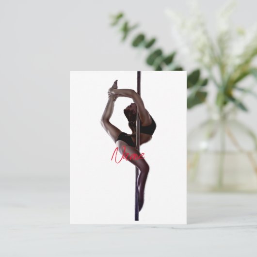 Vrouw Dancer Thunder_Cove Briefkaart (Staand voorkant)