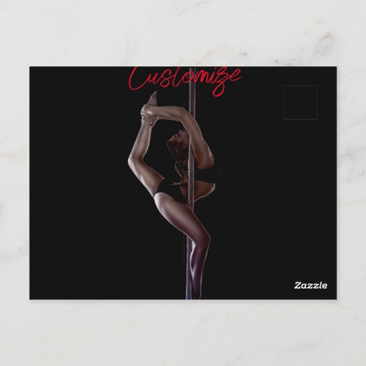Vrouw Dancer Thunder_Cove Briefkaart (Achterkant)
