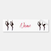 Vrouw Dancer Thunder_Cove Bumpersticker (Voorkant)