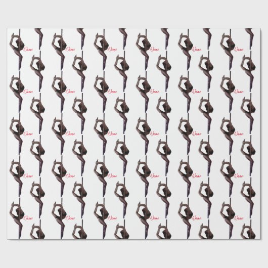 Vrouw Dancer Thunder_Cove Cadeaupapier (Vlak)