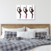 Vrouw Dancer Thunder_Cove Canvas Afdruk (Insitu (Slaapkamer))
