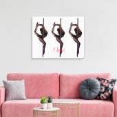Vrouw Dancer Thunder_Cove Canvas Afdruk (Insitu (Woonkamer))