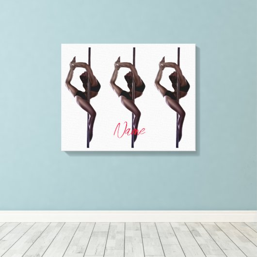 Vrouw Dancer Thunder_Cove Canvas Afdruk (Insitu (Houten vloer))