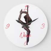 Vrouw Dancer Thunder_Cove Grote Klok (Voorkant)