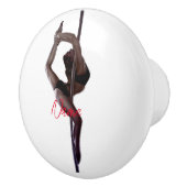 Vrouw Dancer Thunder_Cove Keramische Knop (Rechts)