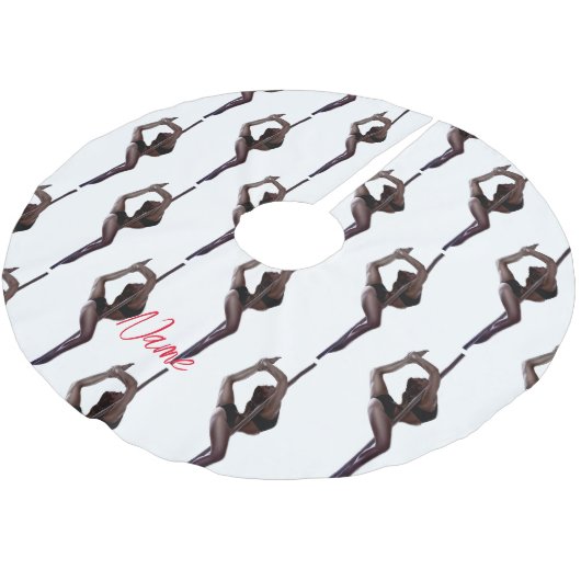 Vrouw Dancer Thunder_Cove Kerstboom Rok (Gekanteld)