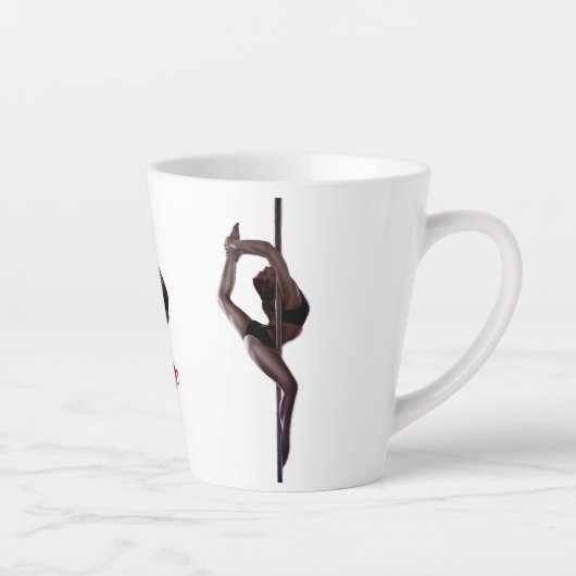 Vrouw Dancer Thunder_Cove Latte Mok (Rechts)
