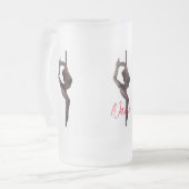 Vrouw Dancer Thunder_Cove Matglas Bierpul (Voorkant links)