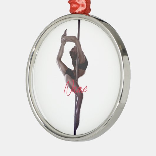 Vrouw Dancer Thunder_Cove Metalen Ornament (Links)