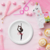 Vrouw Dancer Thunder_Cove Papieren Bordje (Feest)