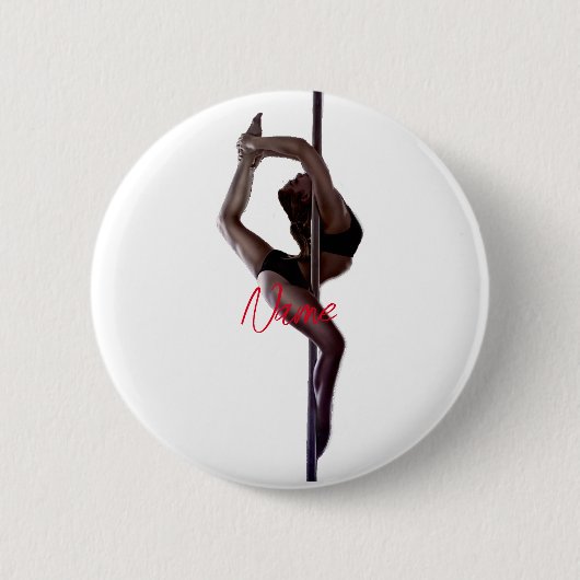 Vrouw Dancer Thunder_Cove Ronde Button 5,7 Cm (Voorkant)