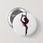 Vrouw Dancer Thunder_Cove Ronde Button 5,7 Cm (Voorkant /achterkant)