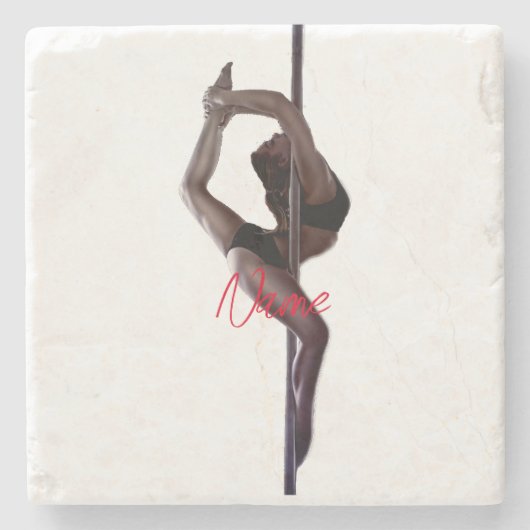 Vrouw Dancer Thunder_Cove Stenen Onderzetter (Voorkant)