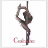 Vrouw Dancer Thunder_Cove Sticker (Vel)