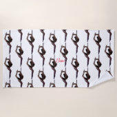 Vrouw Dancer Thunder_Cove Strandlaken (Voorkant)