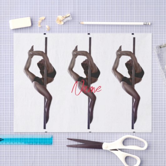 Vrouw Dancer Thunder_Cove Tissuepapier (Craft)