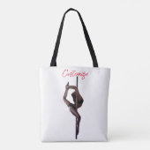 Vrouw Dancer Thunder_Cove Tote Bag (Achterkant)