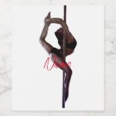 Vrouw Dancer Thunder_Cove Wijn Etiket (Enkel label)