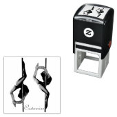 Vrouw Dancer Thunder_Cove Zelfinktende Stempel (In situ)