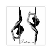 Vrouw Dancer Thunder_Cove Zelfinktende Stempel (Design)