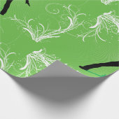 Vrouw Dancing Wrapping Papier (Hoek)
