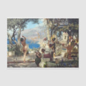 Vrouw dansen onder dolken tissuepapier (Voorkant)