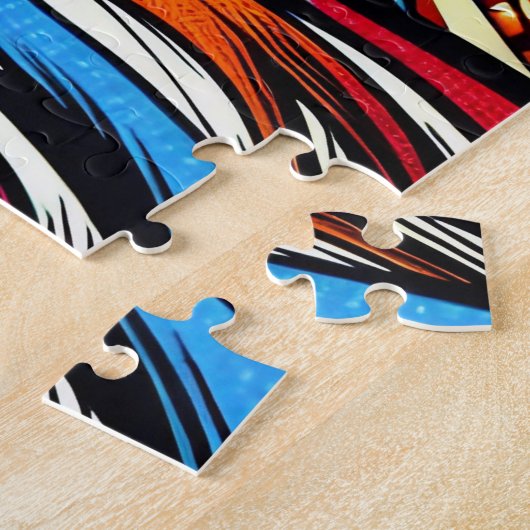 vrouw dansen salsa Pop kunst Legpuzzel (Zijkant)