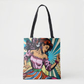 vrouw dansen salsa Pop kunst Tote Bag (Voorkant)