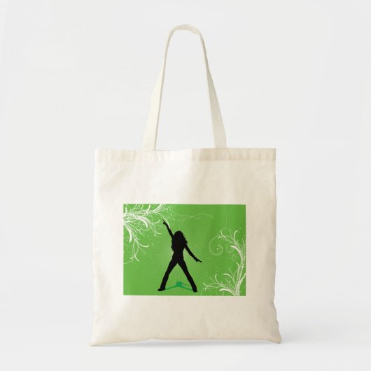 Vrouw Dansende Canvas tas (Voorkant)