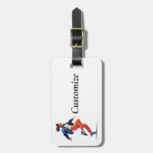 Vrouw danser Hip Hop Thunder_Cove Bagagelabel (Voorkant verticaal)