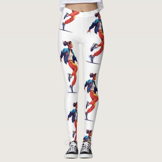 Vrouw danser Hip Hop Thunder_Cove Leggings (Voorkant)