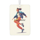 Vrouw danser Hip Hop Thunder_Cove Luchtverfrisser (Achterkant)