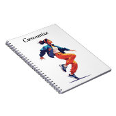 Vrouw danser Hip Hop Thunder_Cove Notitieboek (Rechterzijde)