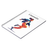 Vrouw danser Hip Hop Thunder_Cove Notitieboek (Linkerzijde)