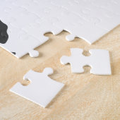 vrouw dat paard rijdt - Kies achtergrondkleur Legpuzzel (Zijkant)