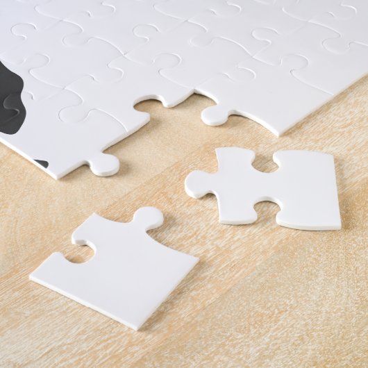 vrouw dat paard rijdt - Kies achtergrondkleur Legpuzzel (Zijkant)