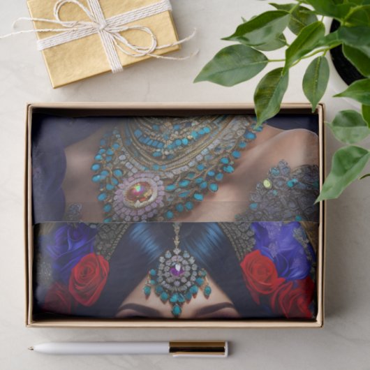 Vrouw Decoratief Weefseldocument Tissuepapier (Geschenk)