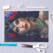 Vrouw Decoratief Weefseldocument Tissuepapier (Craft)