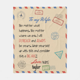 Vrouw Deken Custom Design Bruiloft Gift