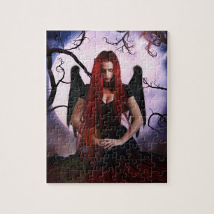 Vrouw demon van de nacht legpuzzel