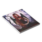 Vrouw demon van de nacht notitieblok (Schuin)