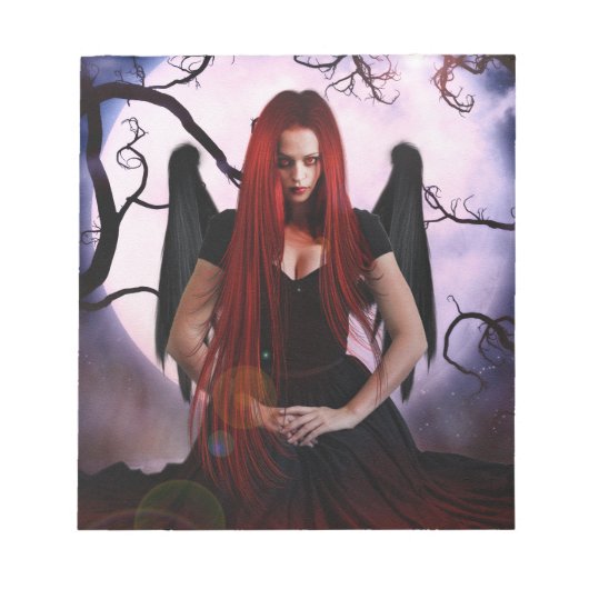 Vrouw demon van de nacht notitieblok (Voorkant)