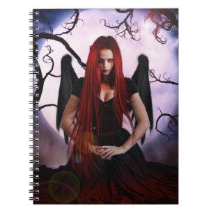Vrouw demon van de nacht notitieboek