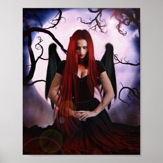 Vrouw demon van de nacht poster (Voorkant)